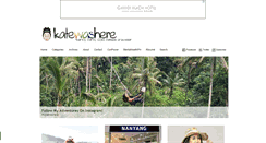 Desktop Screenshot of katewashere.com